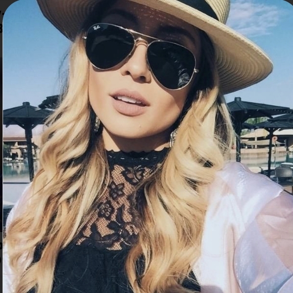 New Ray Ban Aviator Black Lenses RB3025 - Picture 11 of 15